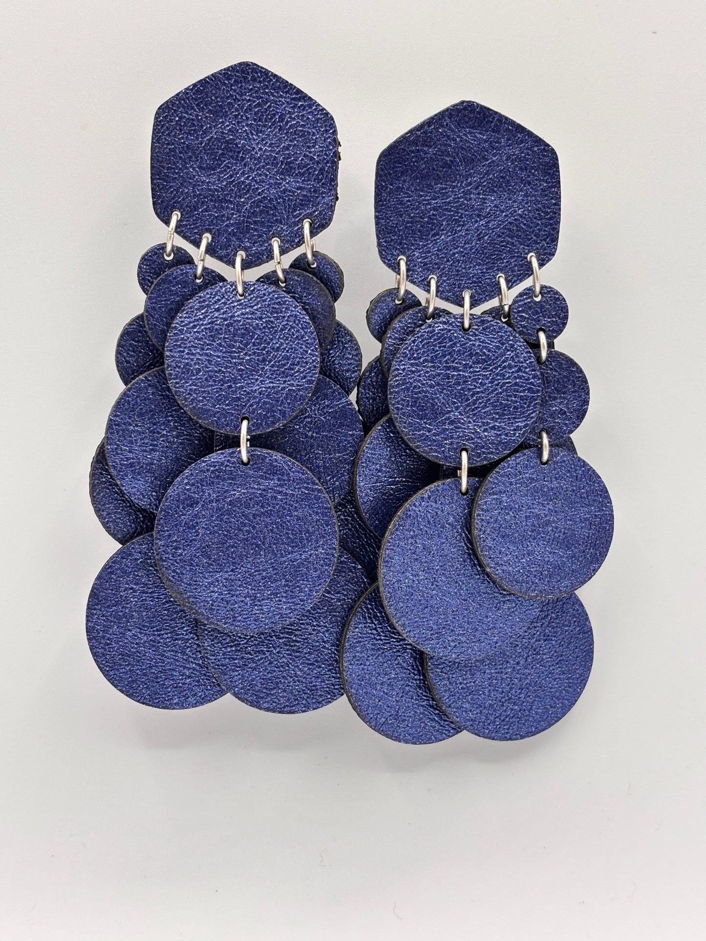 BUBBLES EARRINGS - Matte Reptile Black