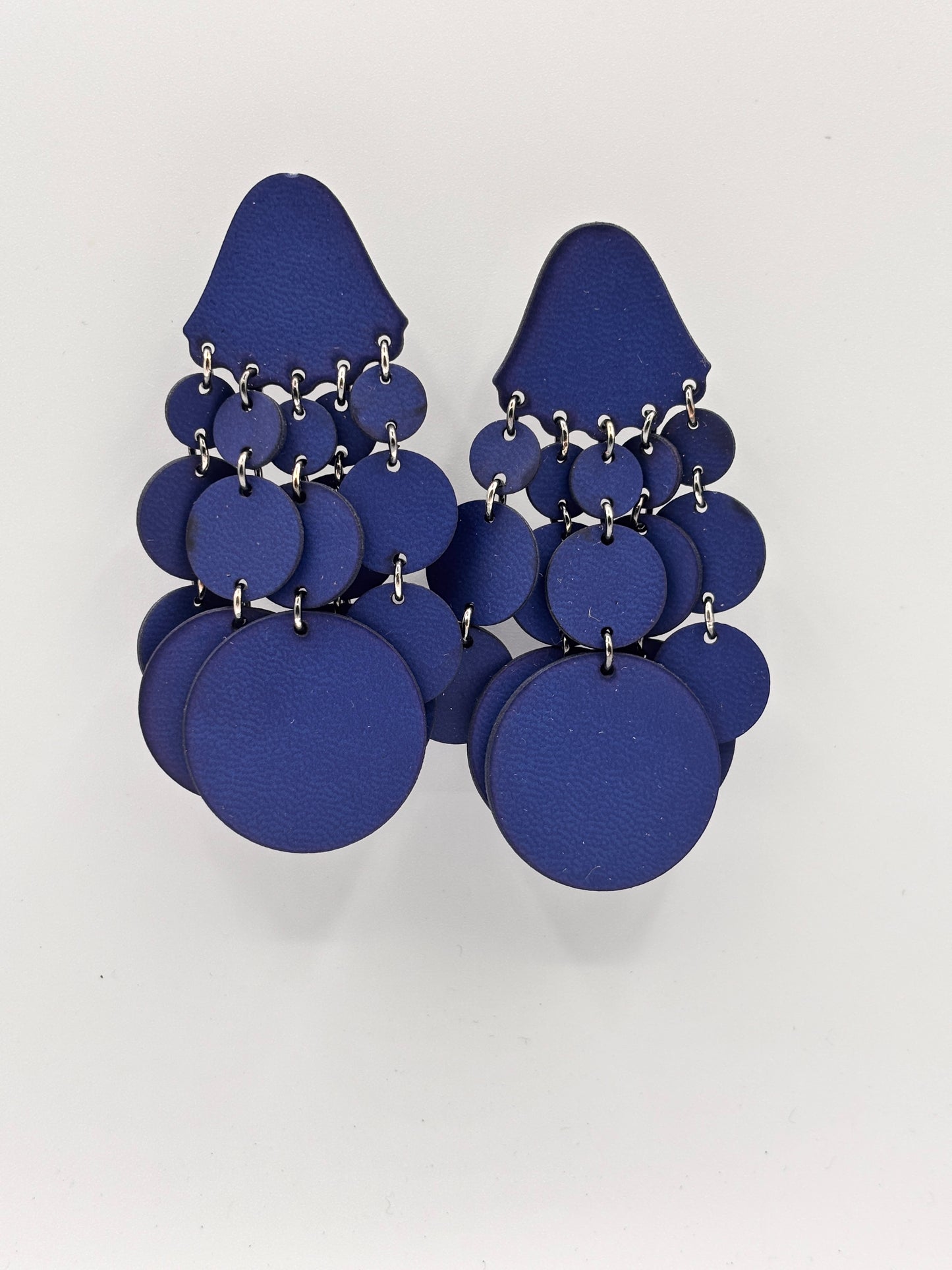 Orecchini BOLLE SMALL - Blu Mat