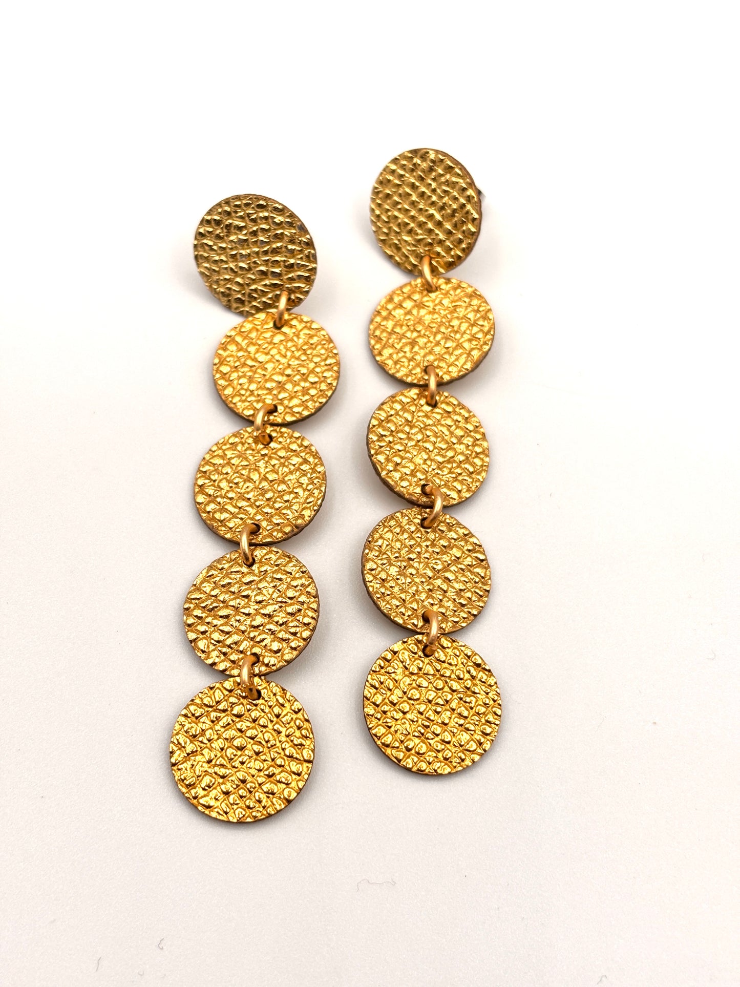 Orecchini LUCCIOLE - Oro Martellato