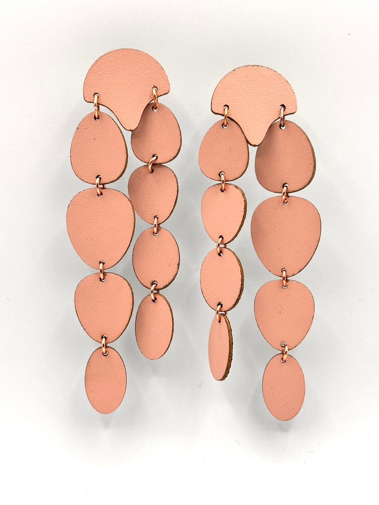 Orecchini ELLISSE - Rosa Cipria