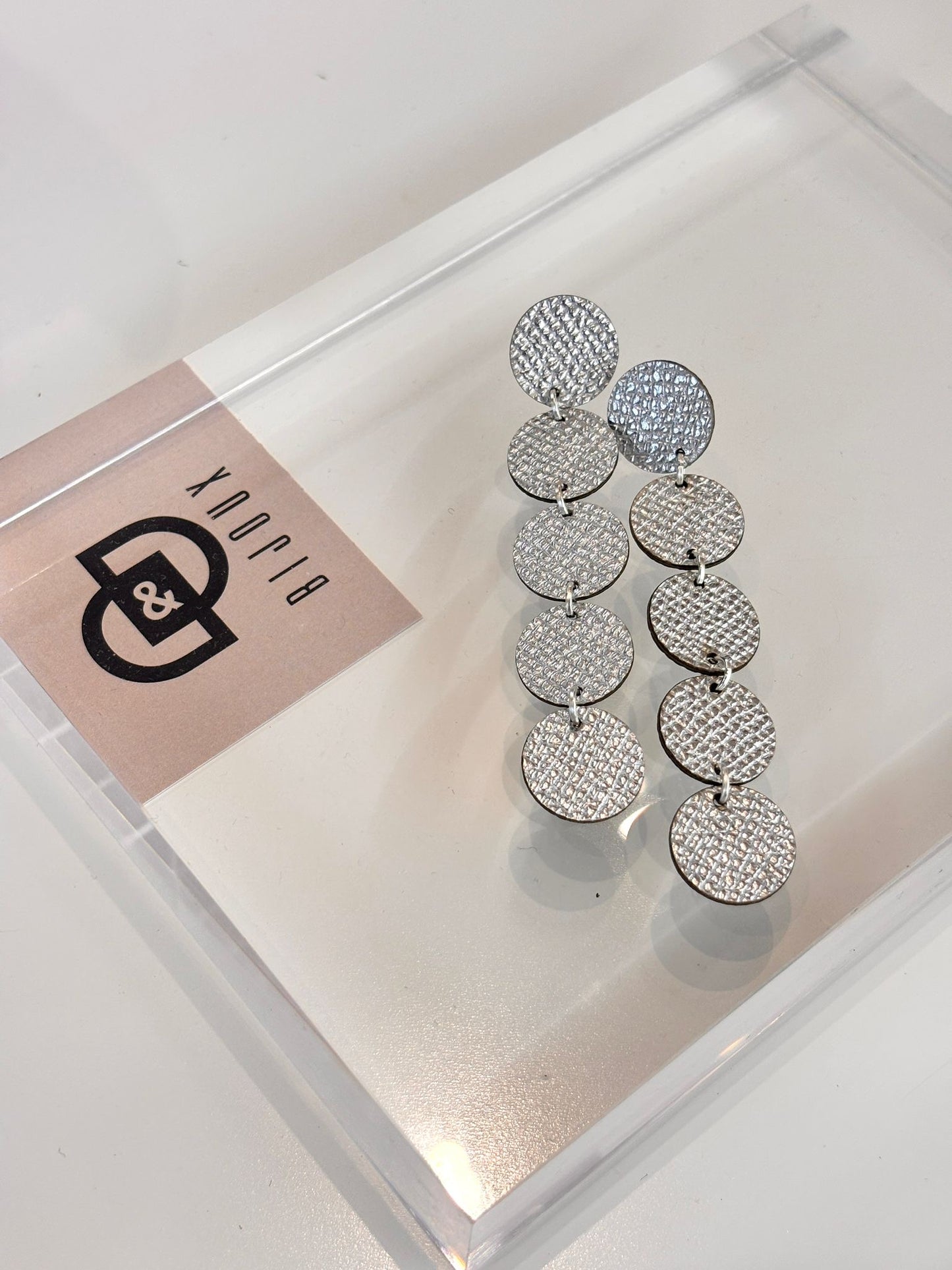 Orecchini LUCCIOLE - Argento Martellato