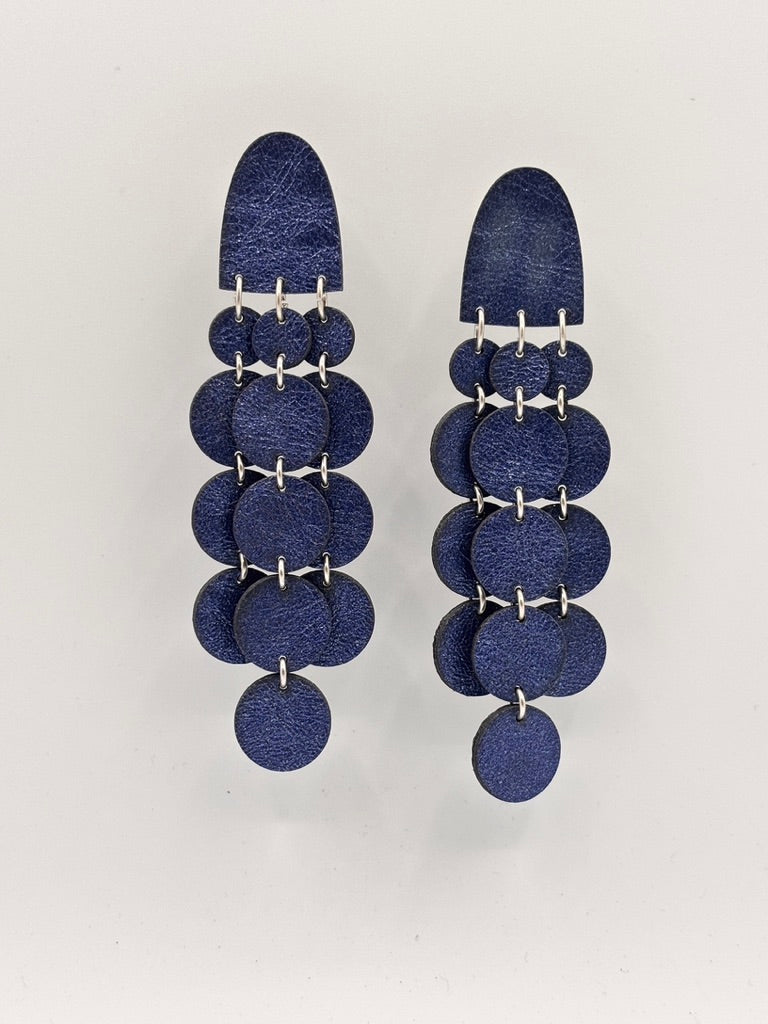 Orecchini SOFFIO - Blu Cangiante