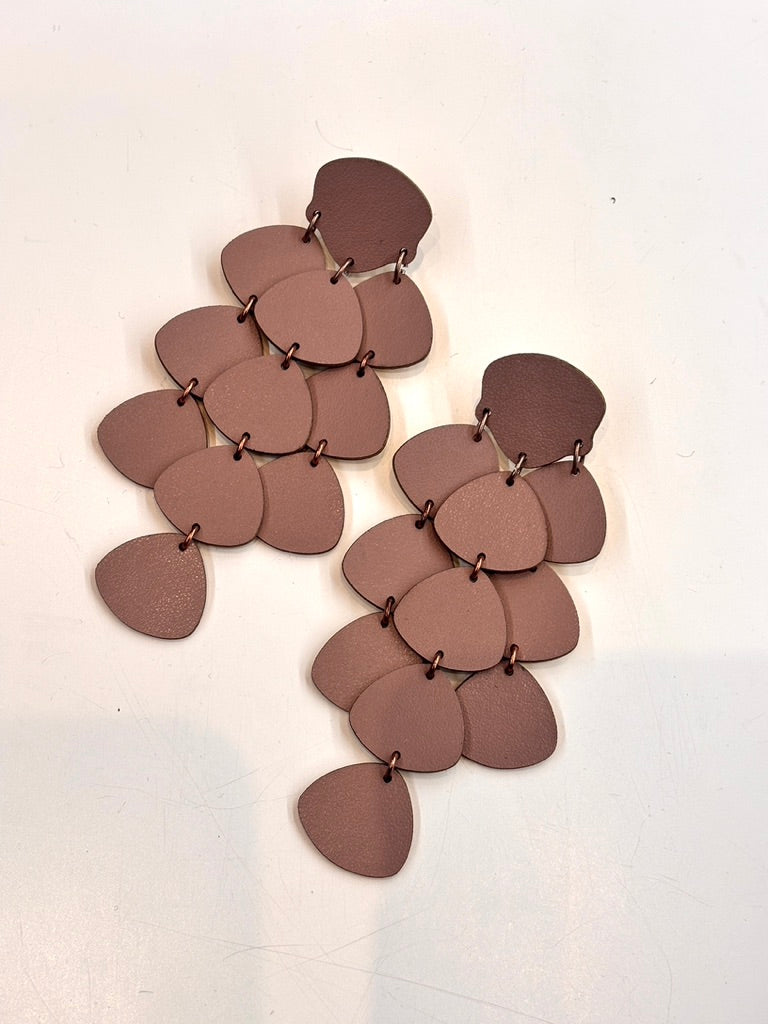 Orecchini PETALI - Moka Mousse