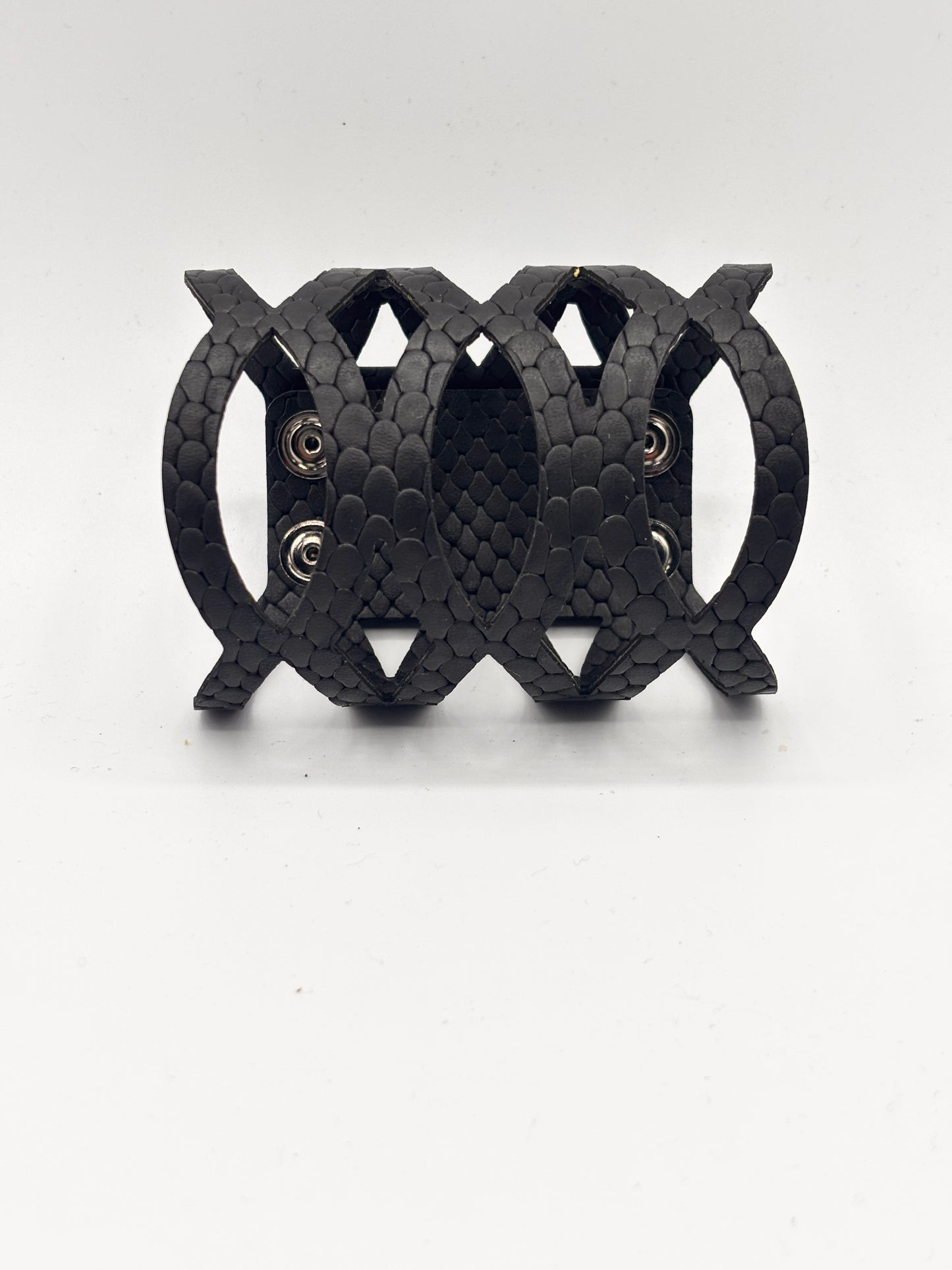 Bracciale RIFLESSI - Nero Rettile Mat