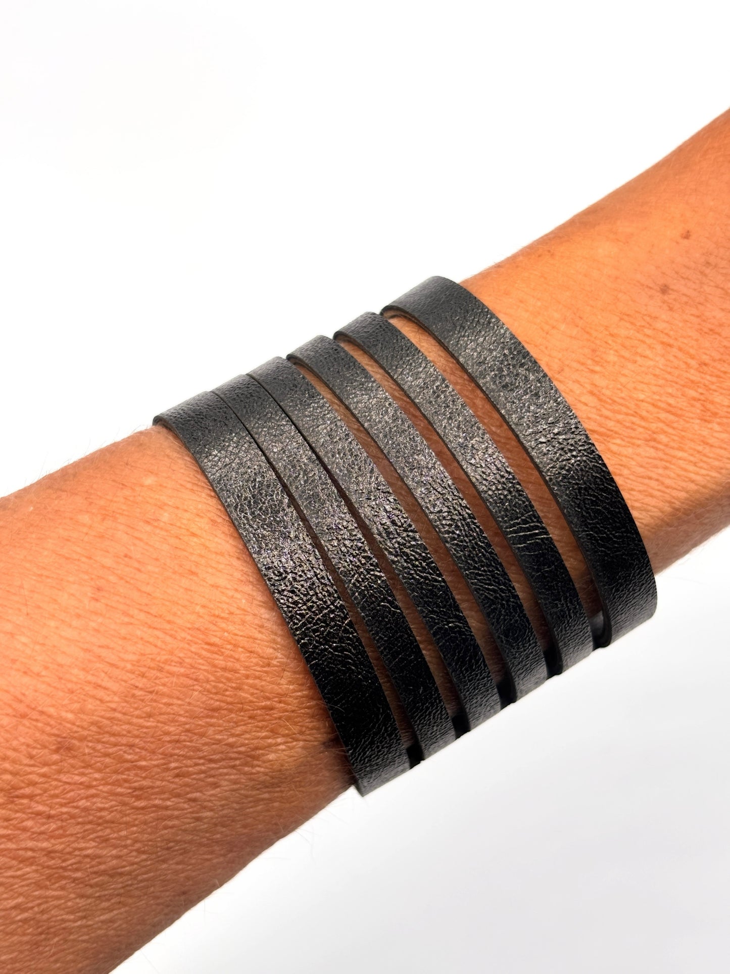 Bracciale NASTRINI - Nero Cangiante