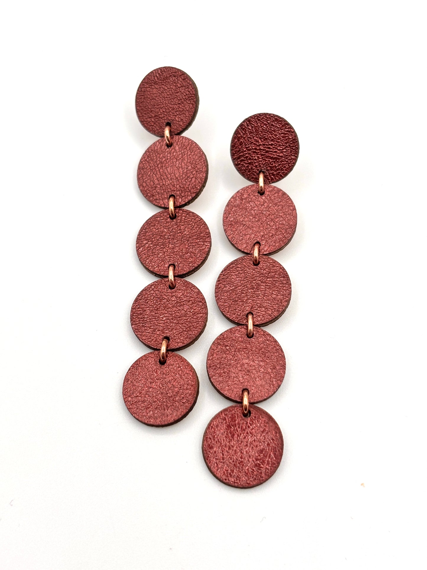 Orecchini LUCCIOLE - Burgundy Cangiante