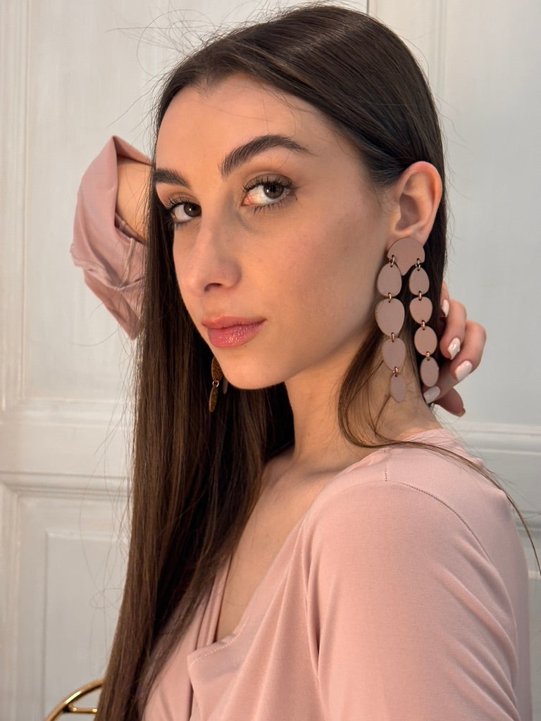 Orecchini ELLISSE - Moka Mousse