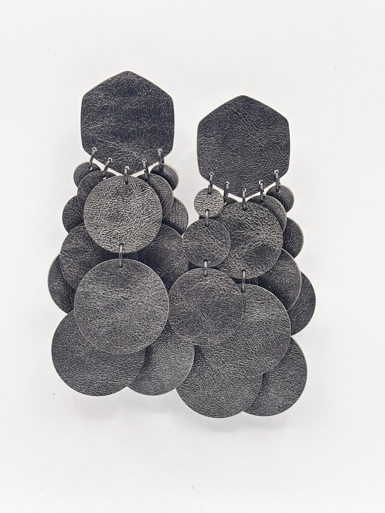 Orecchini BOLLE - Grigio Antracite Cangiante