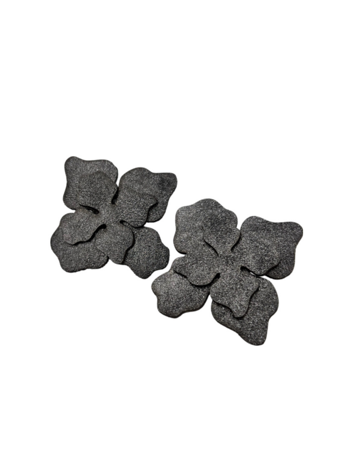 Orecchini FIORE - Nero Cangiante