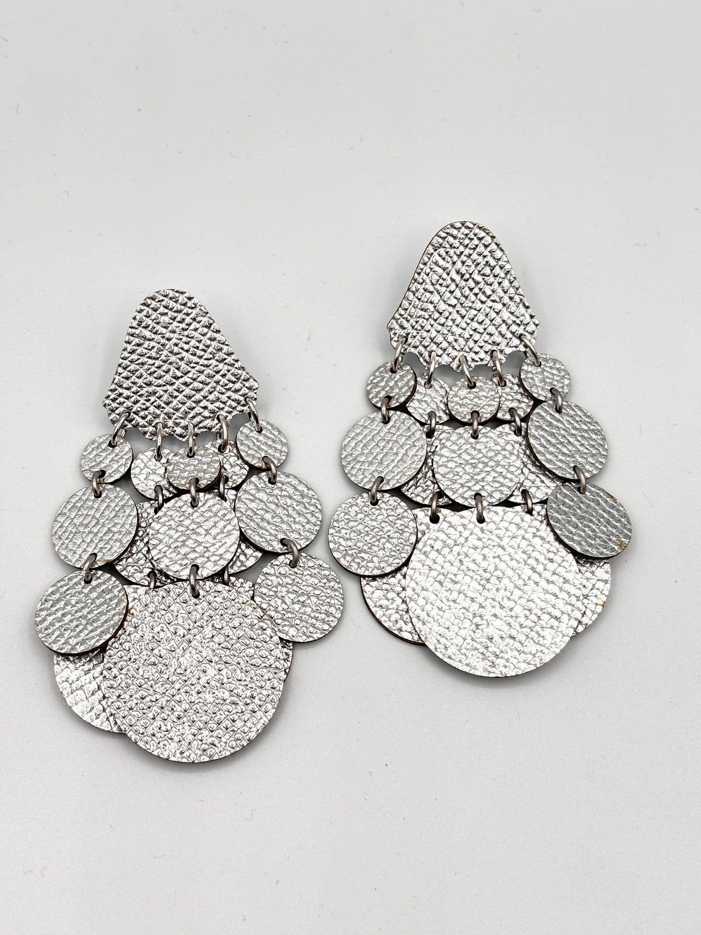 Orecchini BOLLE SMALL - Argento Martellato