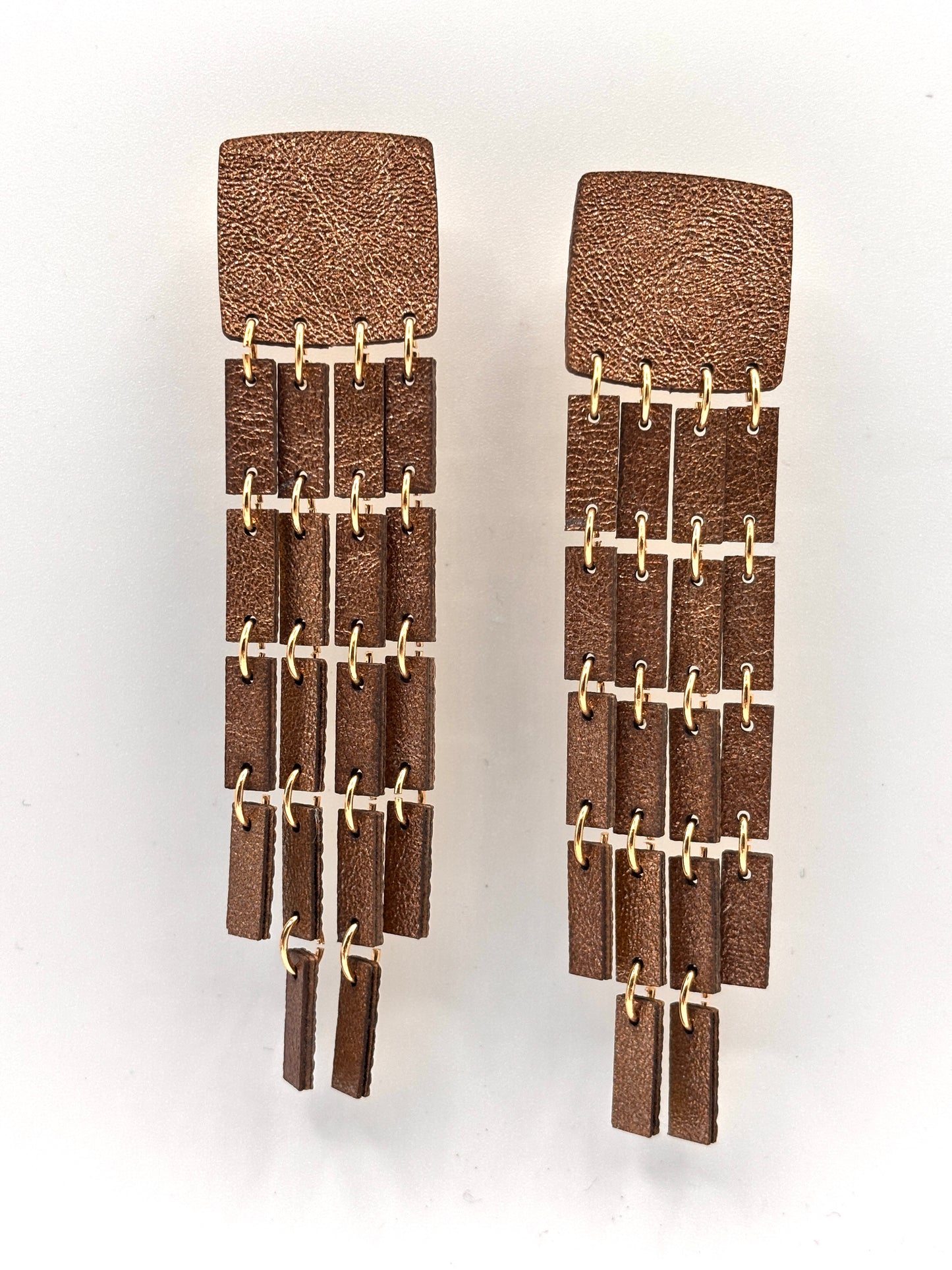 Orecchini FRAMMENTI - Bronzo Cangiante