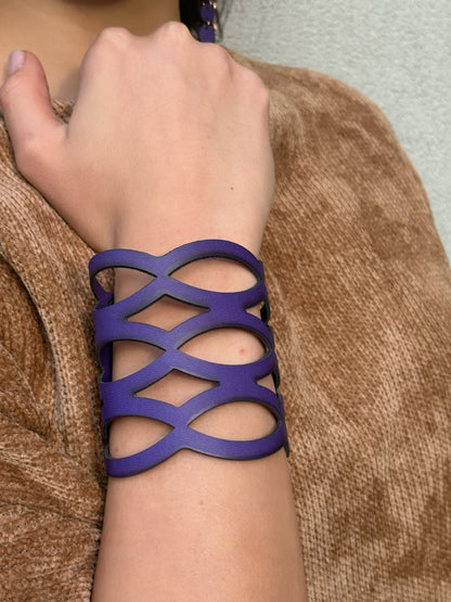 Bracciale RIFLESSI - Viola Mat