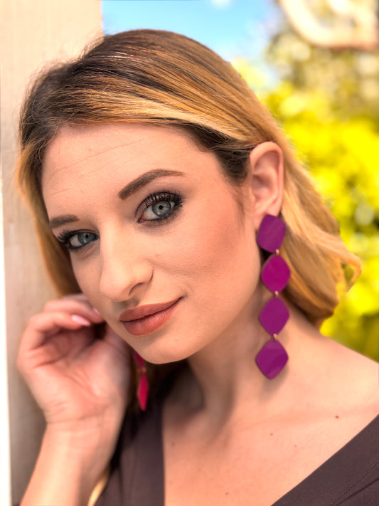 BUBBLES EARRINGS - Lilac