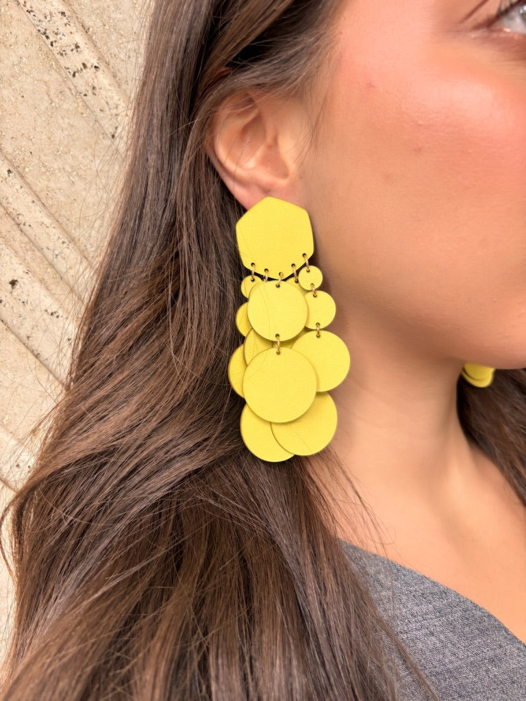 Orecchini BOLLE - Giallo Chiaro