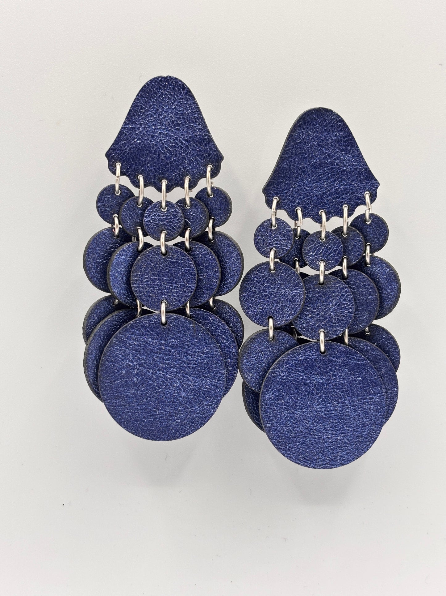 Orecchini BOLLE SMALL - Blu Cangiante