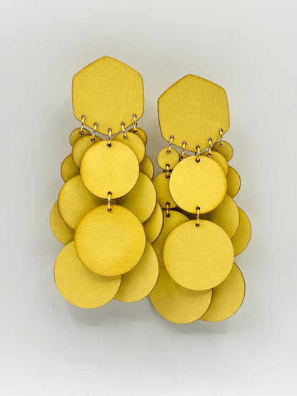 Orecchini BOLLE - Giallo Chiaro