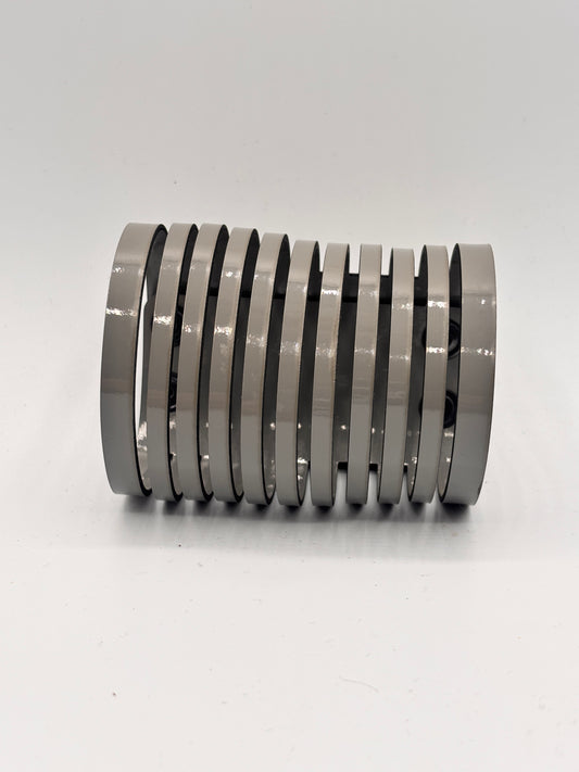 Bracciale NASTRI - Grigio Lucido