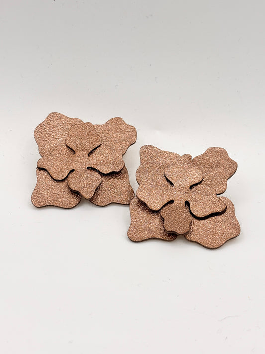 Orecchini FIORE - Bronzo Cangiante