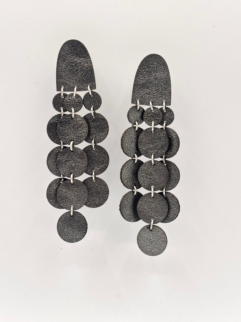 Orecchini SOFFIO - Grigio Antracite Cangiante