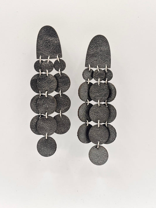 Orecchini SOFFIO - Grigio Antracite Cangiante