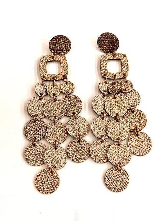 CHANDELIER EARRINGS - Gold