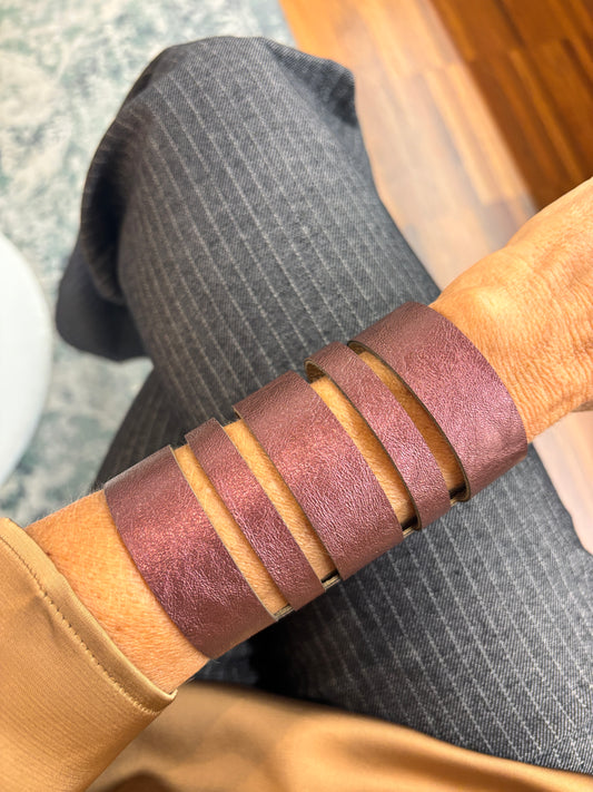 Bracciale POLSIERA - Burgundy Cangiante