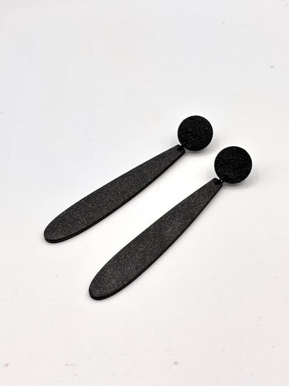 Orecchini GOCCIA - Nero Cangiante