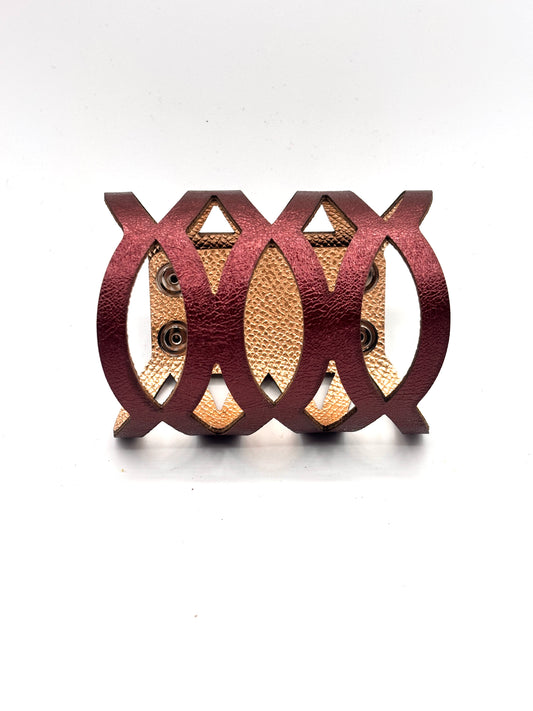 Bracciale RIFLESSI - Burgundy Cangiante