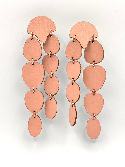 Orecchini ELLISSE - Rosa Cipria