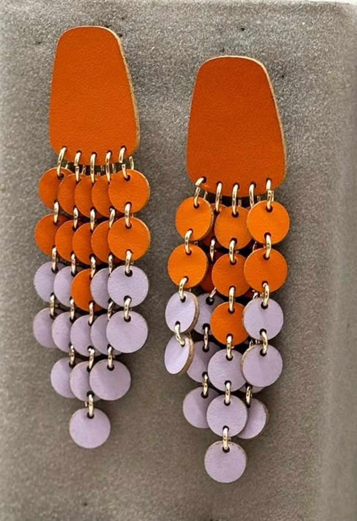 BUBBLES EARRINGS - Olive Green