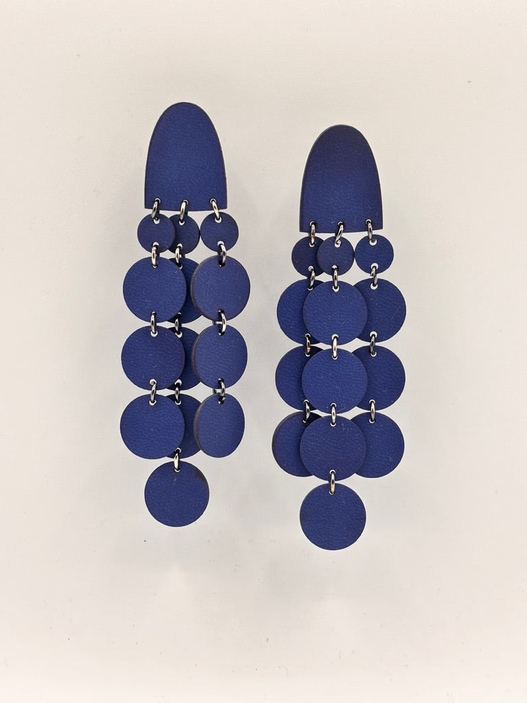 Orecchini SOFFIO - Blu Mat