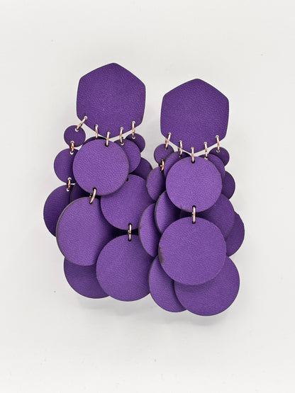 Orecchini BOLLE - Viola Mat