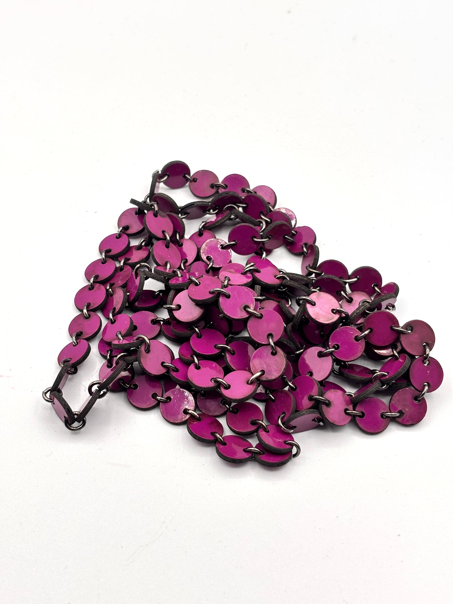 Collana BOLLICINE  - Ciclamino Vernice