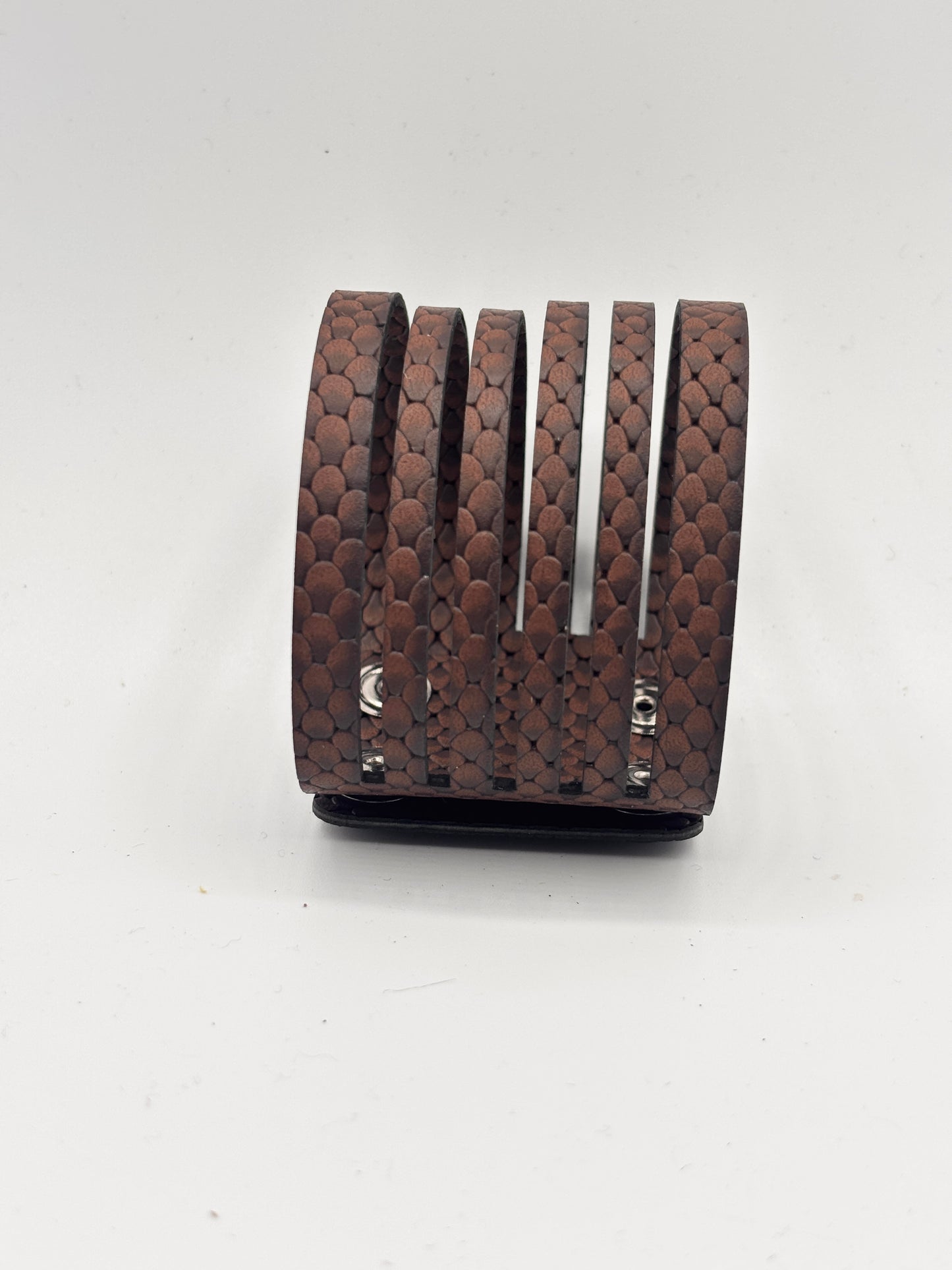 Bracciale NASTRINI - Marrone Rettile Mat