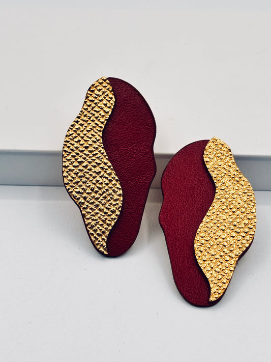 OVAL EARRINGS - Gold