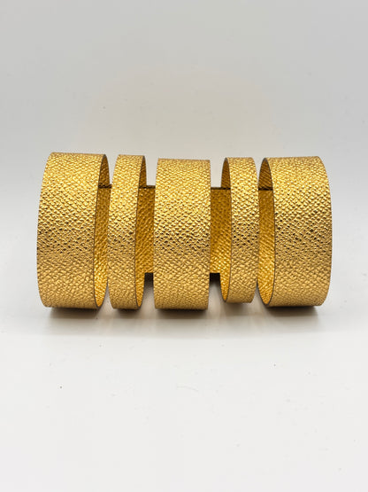 Bracciale POLSIERA - Oro Martellato