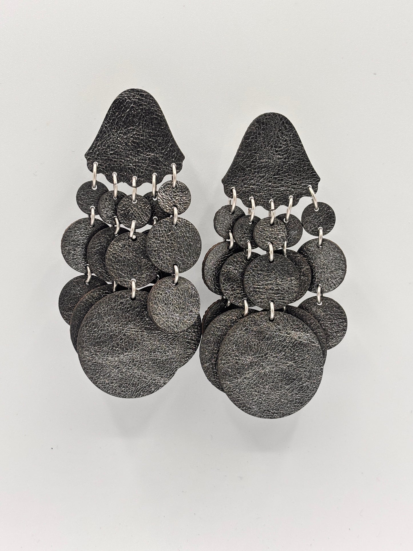 Orecchini BOLLE SMALL - Grigio Antracite Cangiante