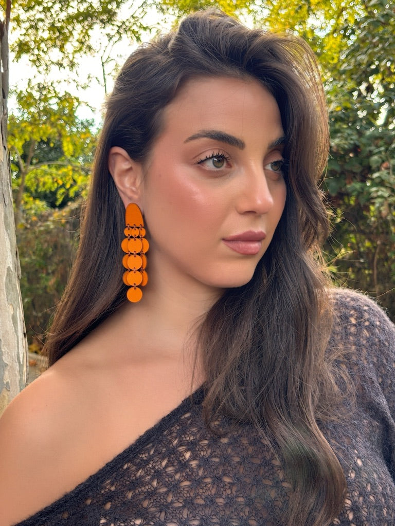 Orecchini SOFFIO - Arancio