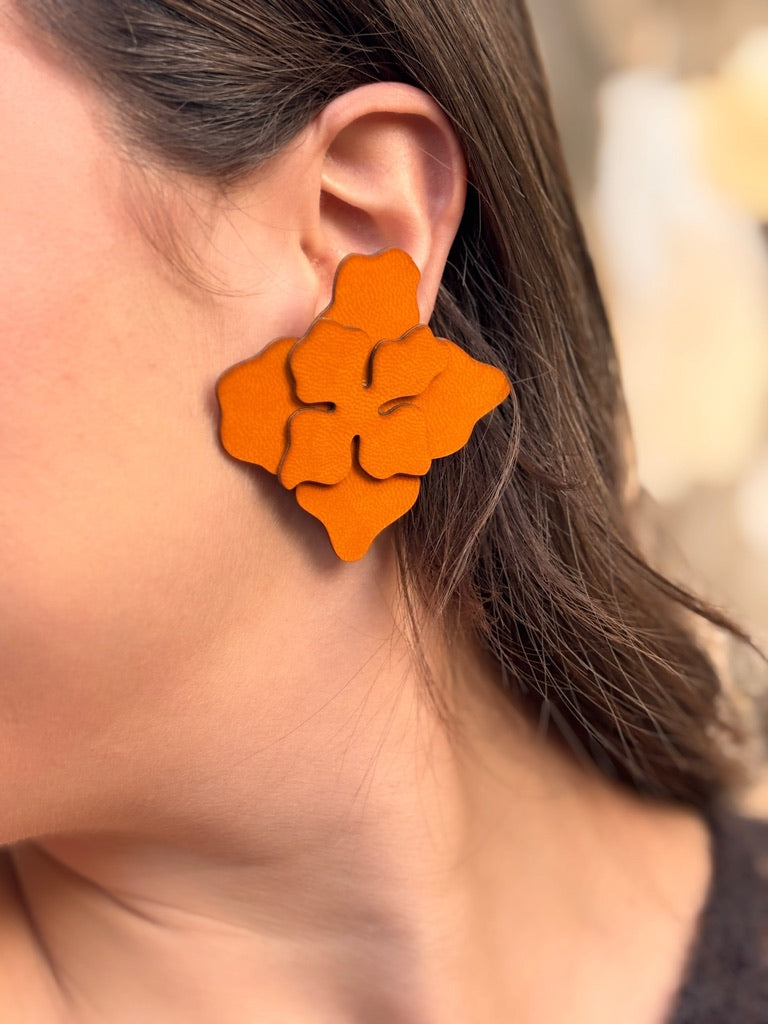 Orecchini FIORE - Arancio