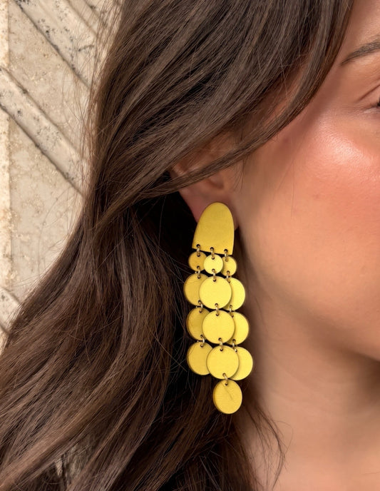 Orecchini SOFFIO - Giallo Chiaro