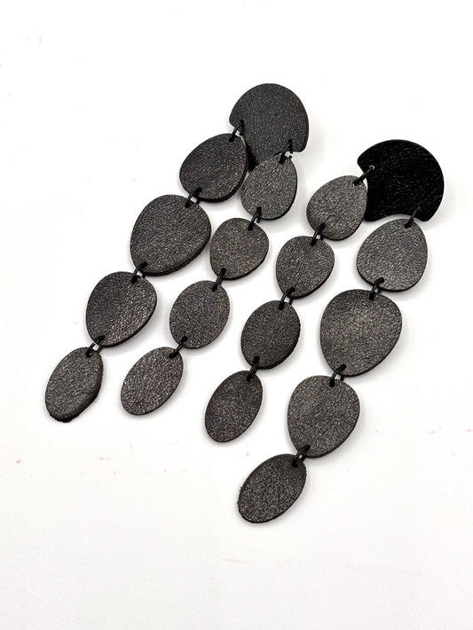 Orecchini ELLISSE - Nero Cangiante