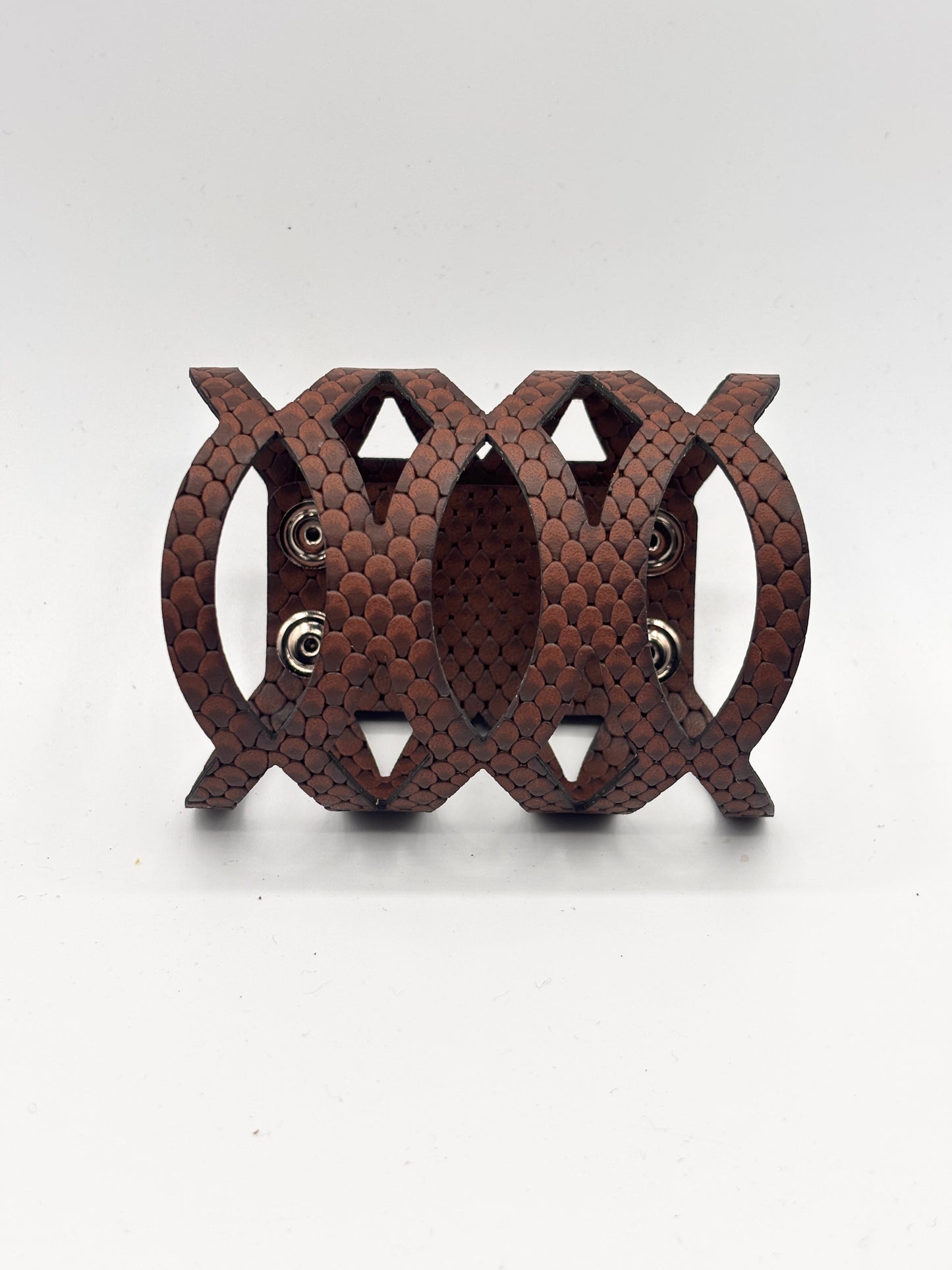 Bracciale RIFLESSI - Marrone Rettile Mat