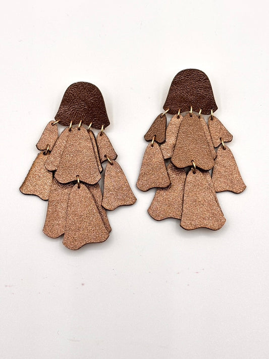 Orecchini CAMPANULE - Bronzo Cangiante