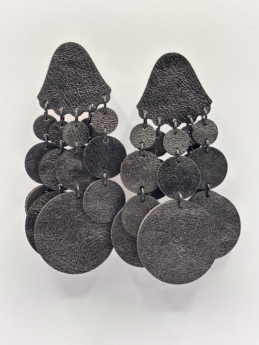 Orecchini BOLLE SMALL - Nero Cangiante