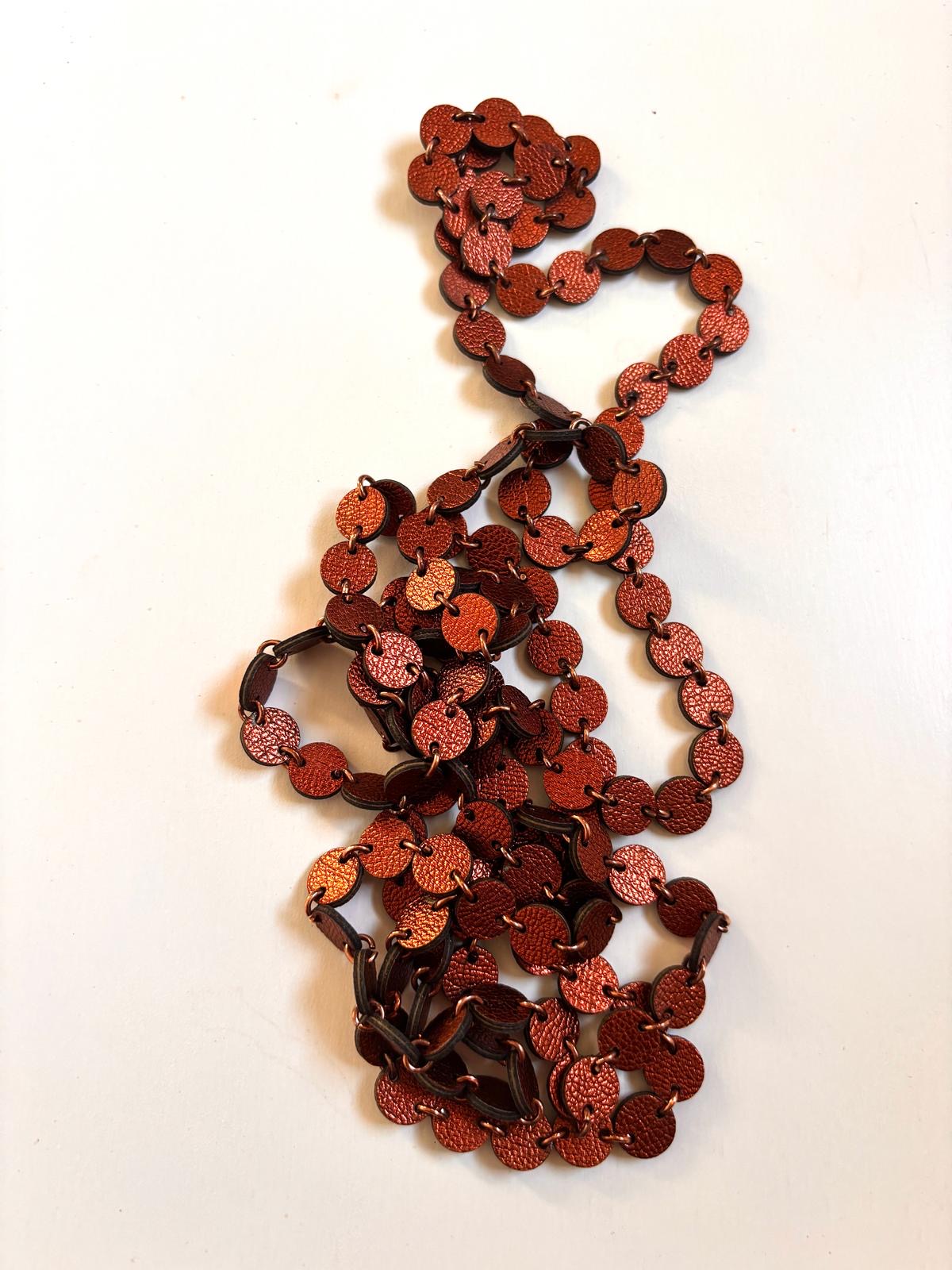 Collana BOLLICINE - Rame Cangiante