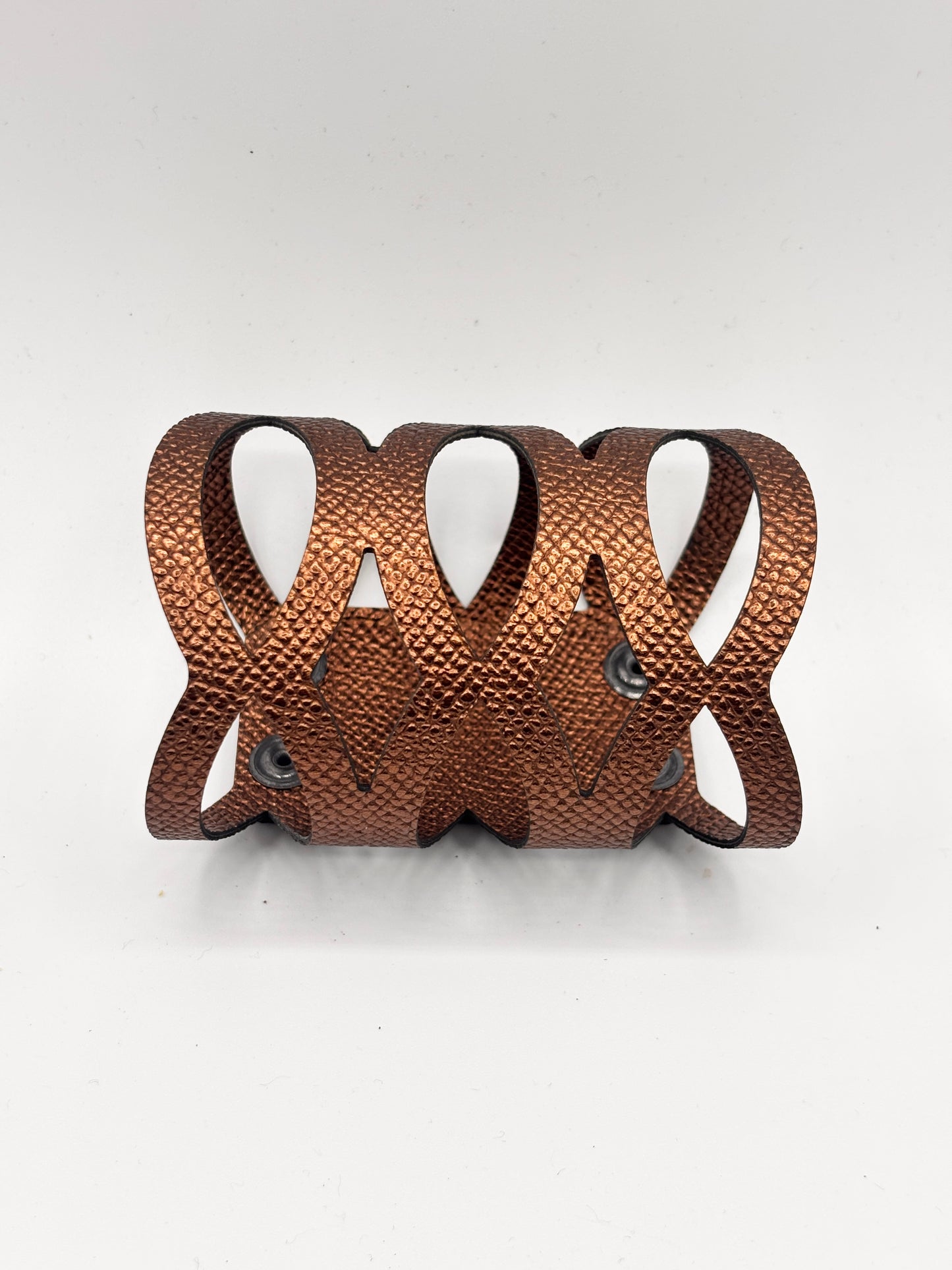 Bracciale RIFLESSI - Marrone Martellato