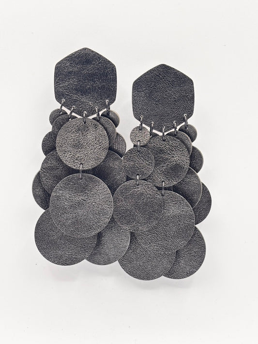 Orecchini BOLLE - Grigio Antracite Cangiante