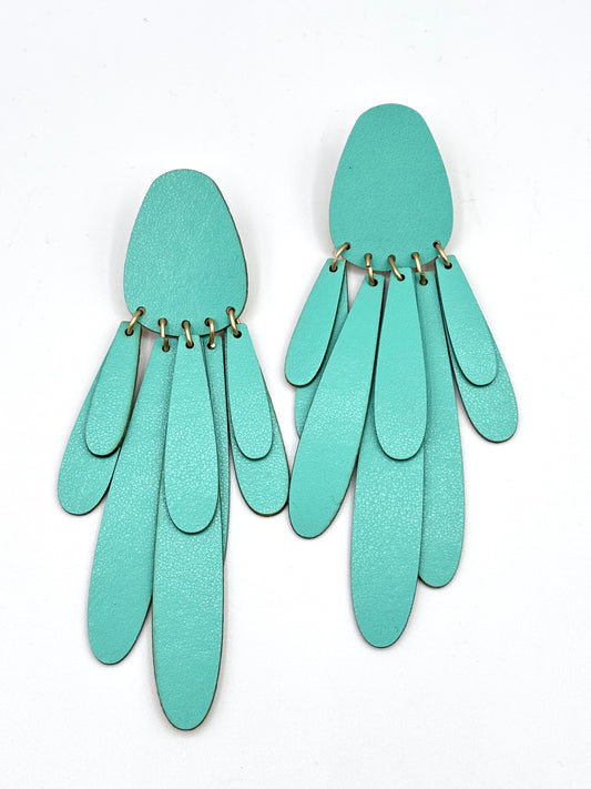 TUFT EARRINGS - Tiffany Green