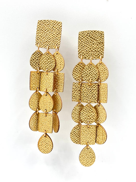 CHANDELIER EARRINGS - Gold