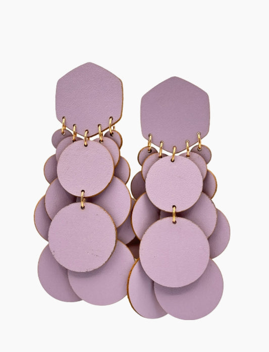 BUBBLES EARRINGS - Lilac